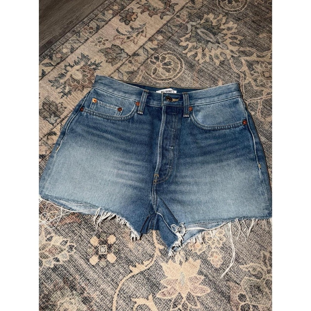 Re/Done 70's High Rise Shorts Denim